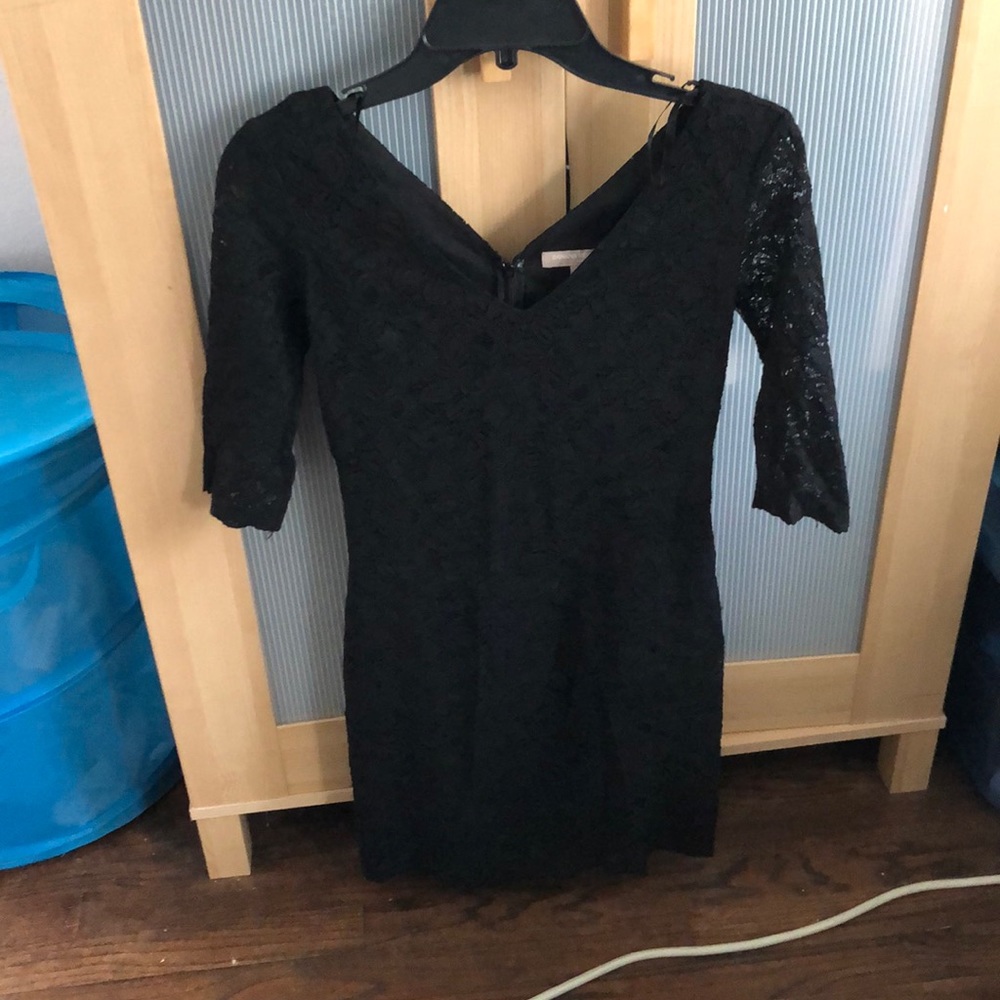 Banana Republic black 3/4 sleeve dress